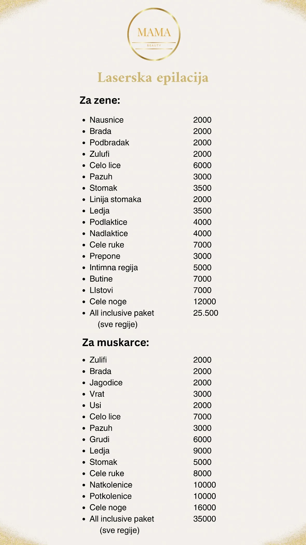 Cenovnik 1